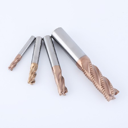 YFT55 degree tungsten steel rough milling cutter wave edge rough machining milling cutter large spiral groove anti sticking to tungsten steel CNC lathe